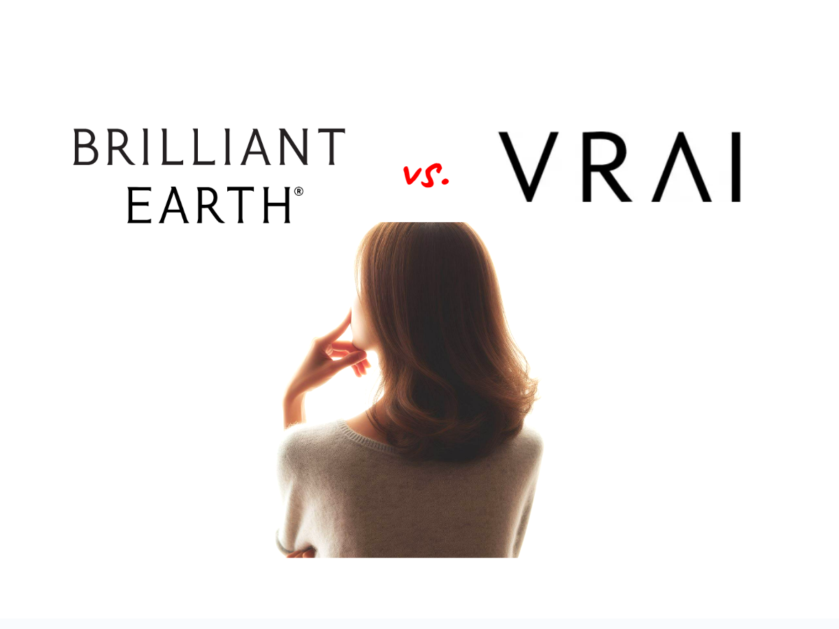 Brilliant Earth and VRAI jewelry comparison
