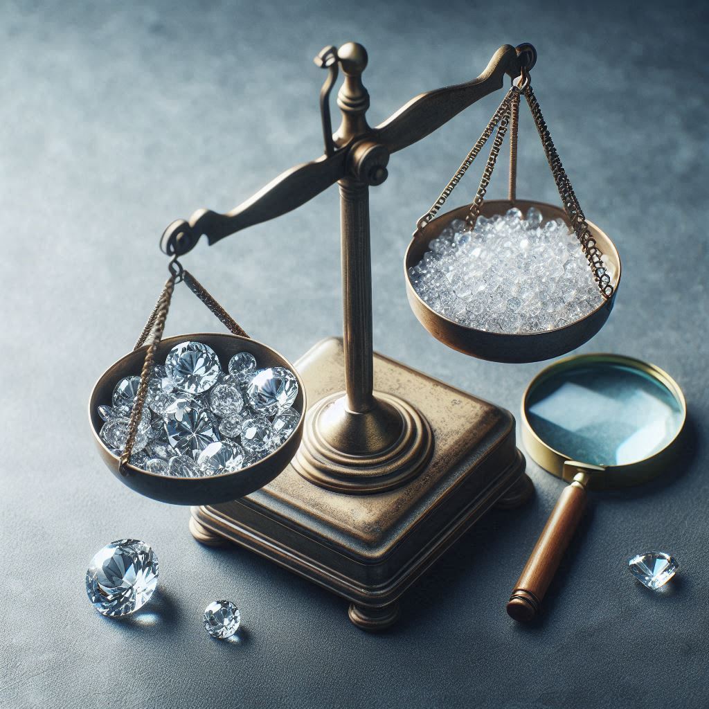 Lab-grown and natural diamond price comparison