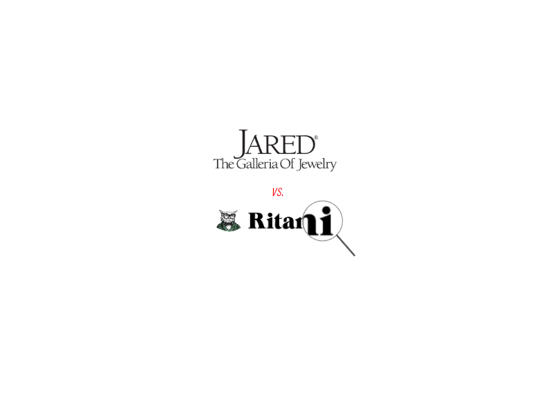 Ritani and Jared jewelry comparison