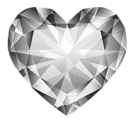 Heart Heart-shaped diamond outline