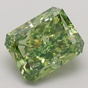 Fancy green loose lab-grown diamond