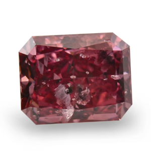 Purplish-red mined diamond used in the price comparison