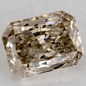 Light champagne-brown diamond