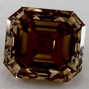 Deep chocolate-brown diamond