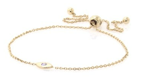 Evil eye diamond bracelet