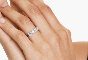A diamond anniversary ring is always a great choice, regardless of the traditional list