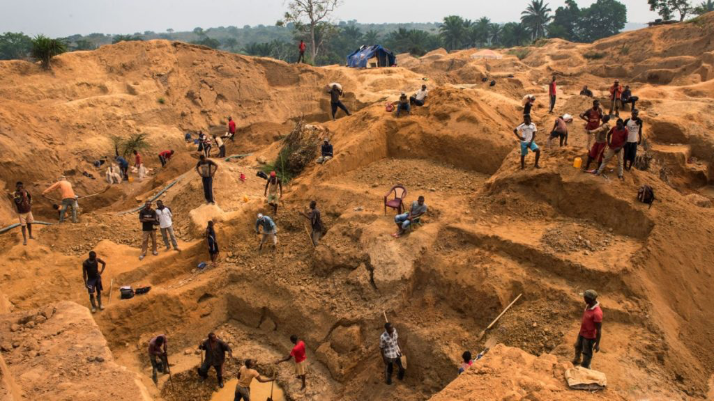 Diamond mining and the people affected by its supply chain