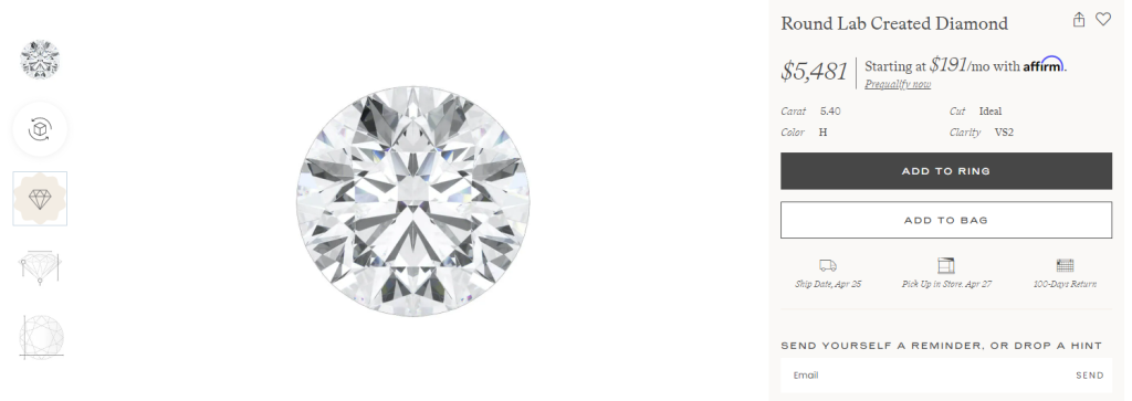 Clean Origin gives you access to all lab-grown diamond grading certificates online for any loose lab-grown diamond you are considering.