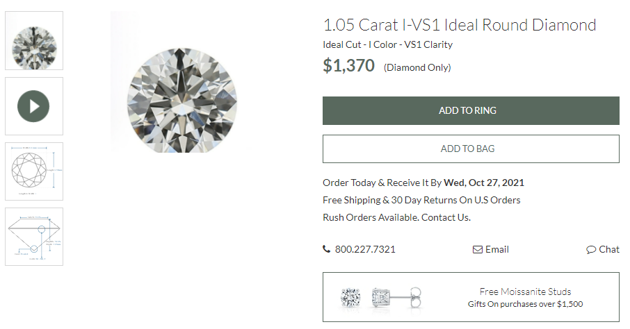 Barkev's diamond overview from our shopping research