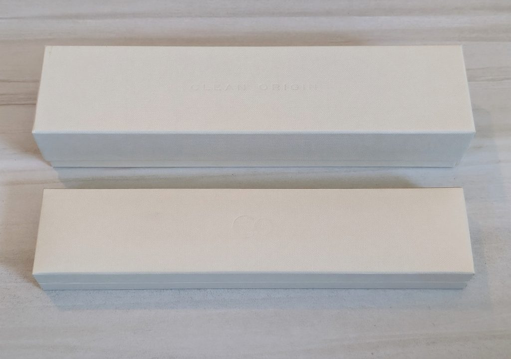 Clean Origin jewelry box from our purchase