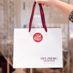 Helzberg jewelry bag from our review