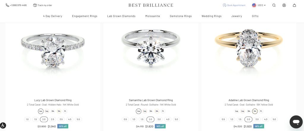 Best Brilliance's website in our review