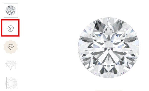 Diamond inspection in HD and 360 degree view at Clean Origin's website found during our Clean Origin review.