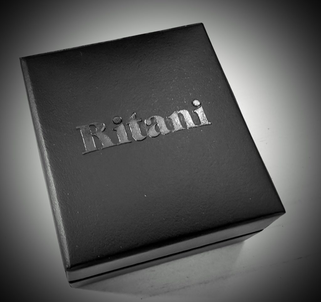 The diamond ring box we received when we did a test buy for our Ritani review.