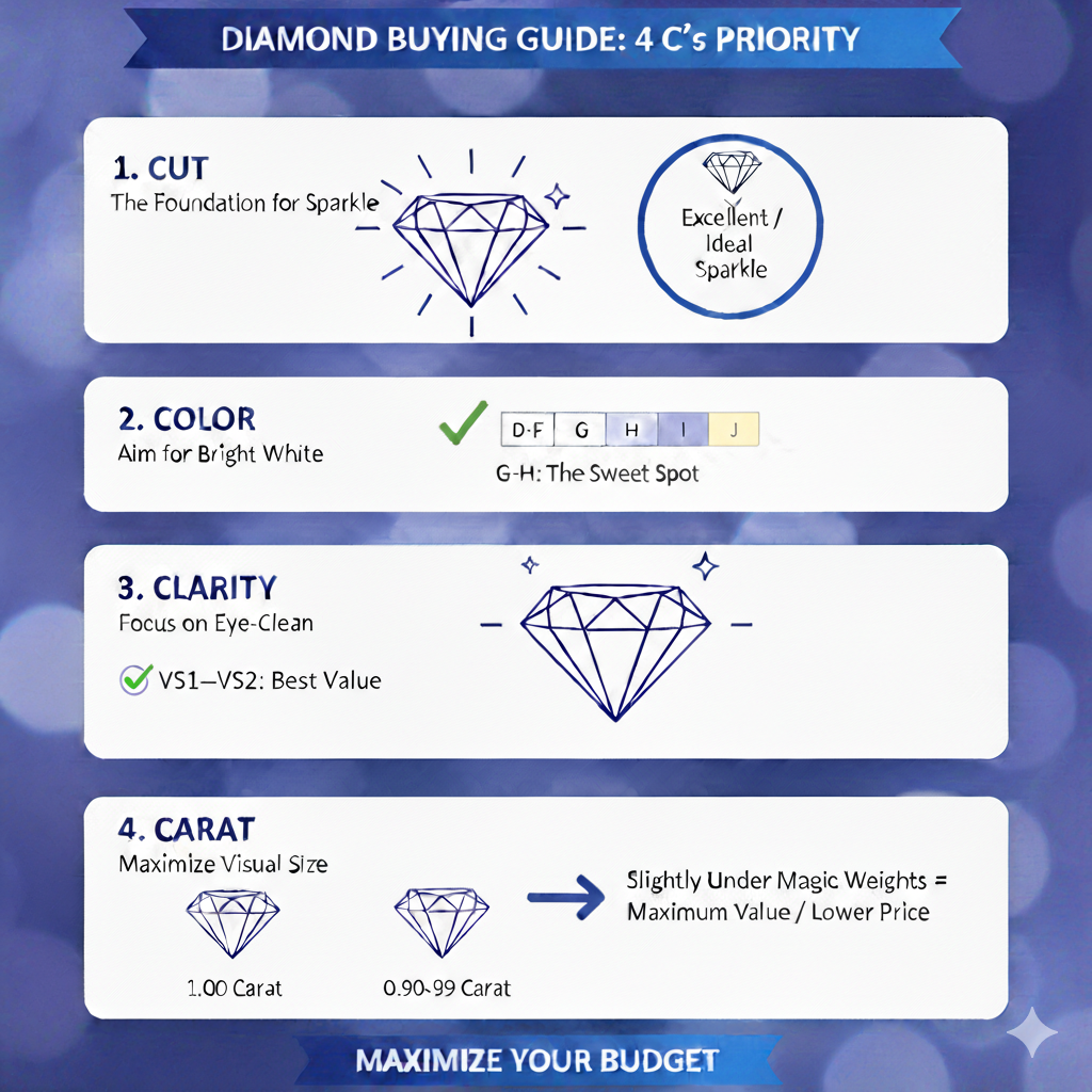 Diamond Buying Guide - 4 C's